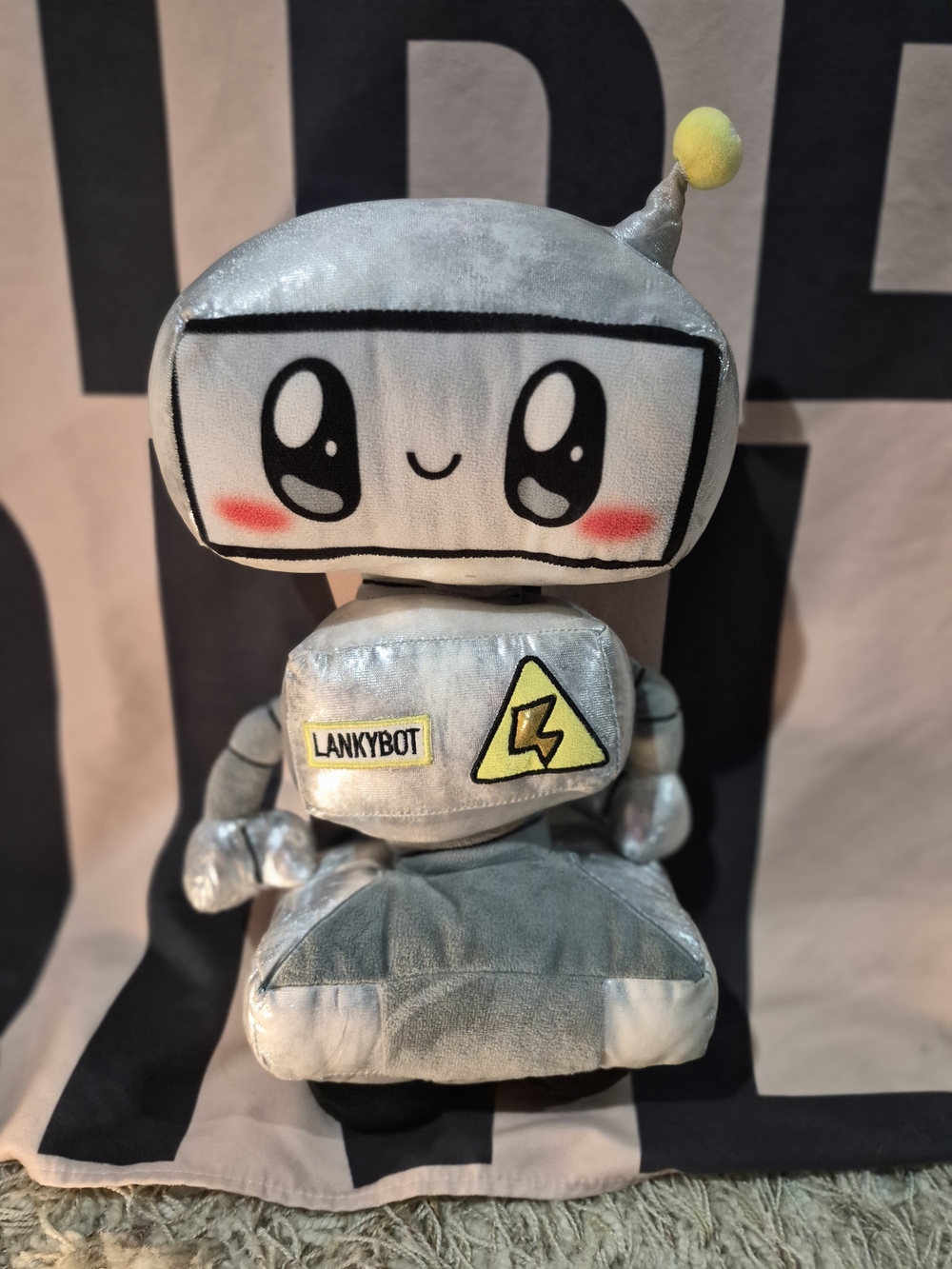 Silver Robot Plush - Kids Stuffed Animal